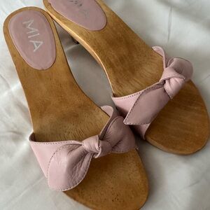 MIA Women's Light Pink Mules